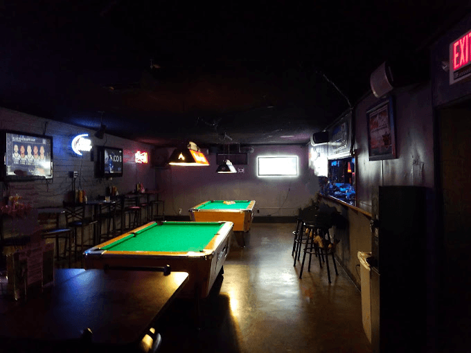 Inside Bar Pool Table